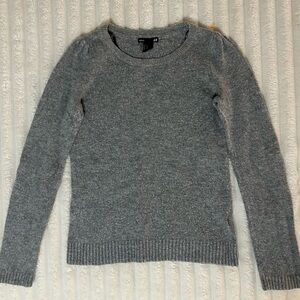 H&M Classic Gray Crew Neck Sweater